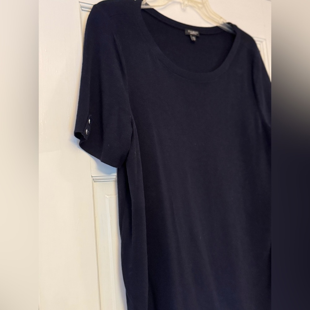 Talbots Women's Classic Black Cotton Sweater
